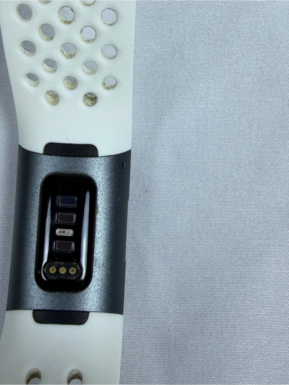 Fitbit Charge 3 Series with White Sport Band with USB Charger